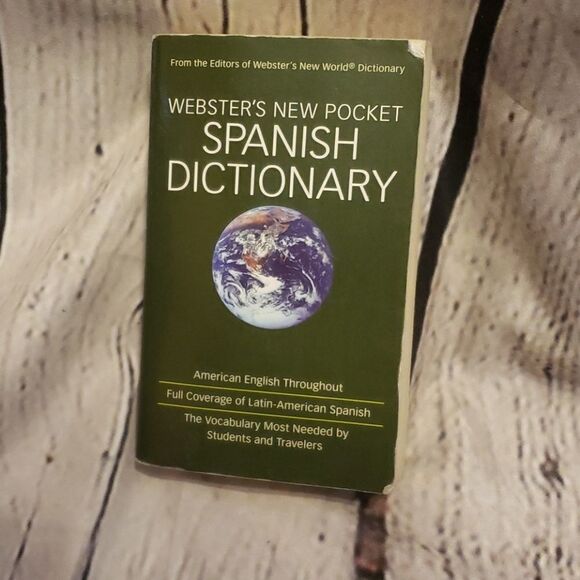Websters New Pocket Spanish Dictionary - Picture 1 of 3
